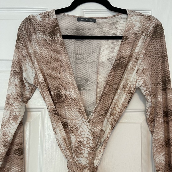 Long sleeve wrap dress - size S (new without tag) - Picture 3 of 5